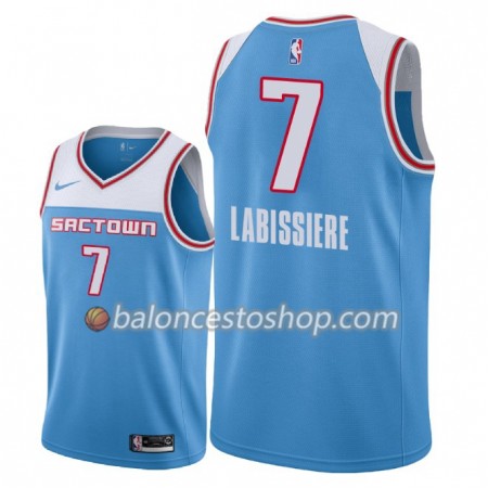 Camiseta Hombre NBA Sacramento Kings Skal Labissiere 7 2018-19 Nike City Edition Azul Swingman